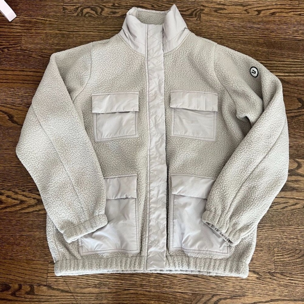 Vuori Utility Sherpa Jacket Dark Salt Size Small